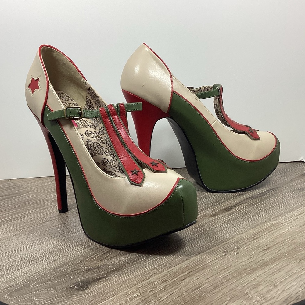 Bordello Platform Stilettos, Size 11